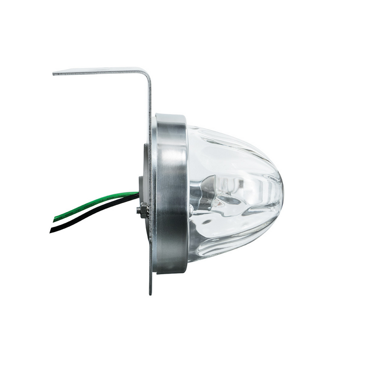 Glass Watermelon Light With Stainless Steel Light Bracket Kit