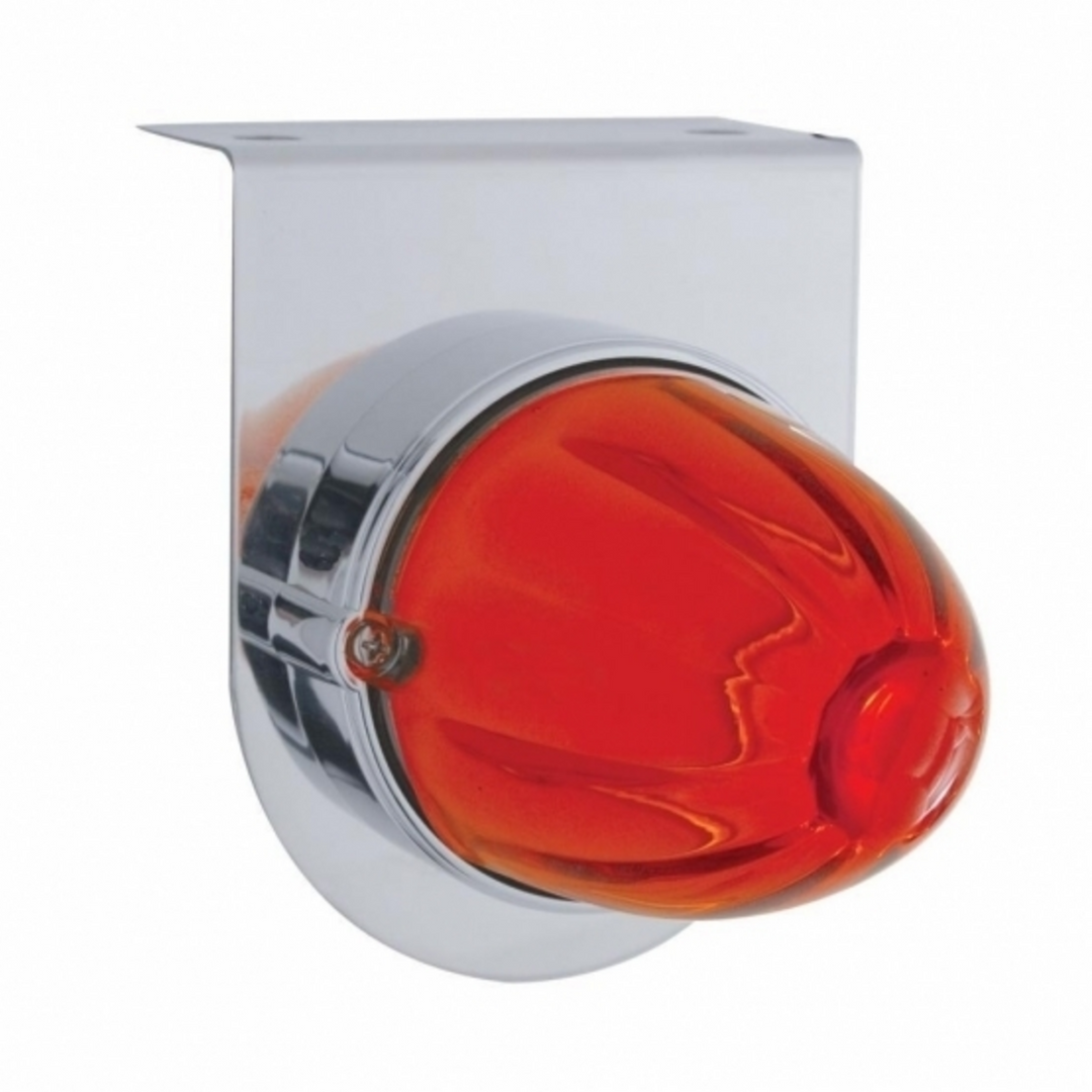 Glass Watermelon Light With Stainless Steel Light Bracket Kit