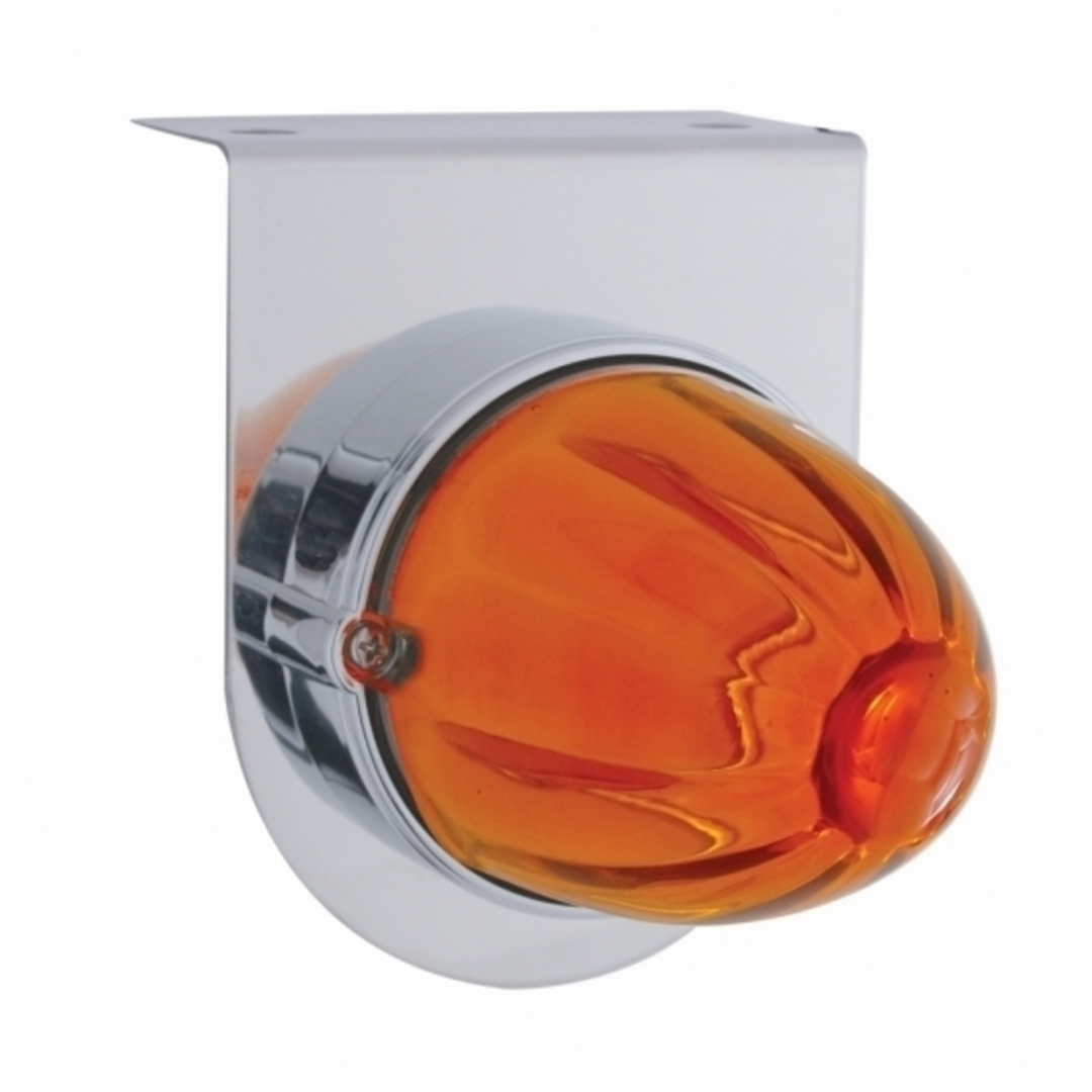 Glass Watermelon Light With Stainless Steel Light Bracket Kit