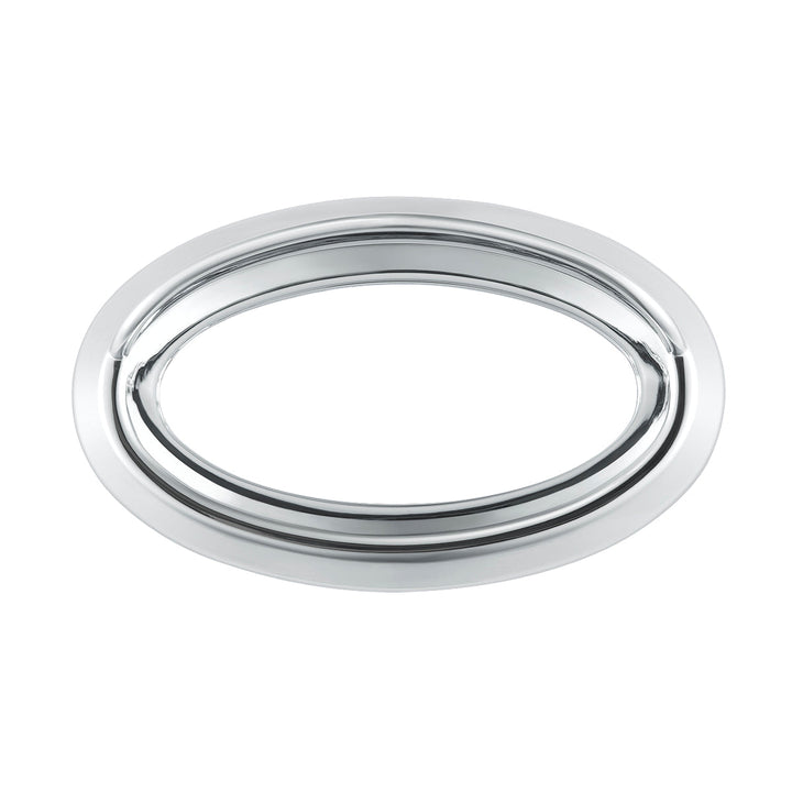Chrome Bezel For 1-3/4" x 3/4" Peterbilt Glove Box Emblem