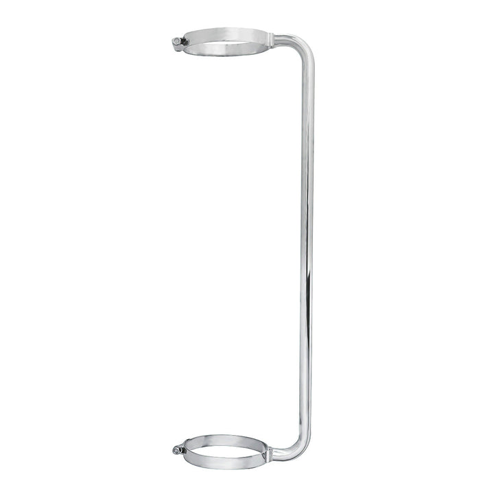 34" Chrome Exhaust Grab Handle - 8" Clamp