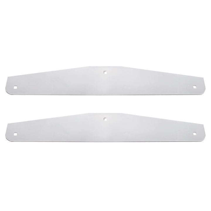 24" x 4" Stainless Steel Bottom Mud Flap Plate - Bolt Thru (Cbox/Pair)