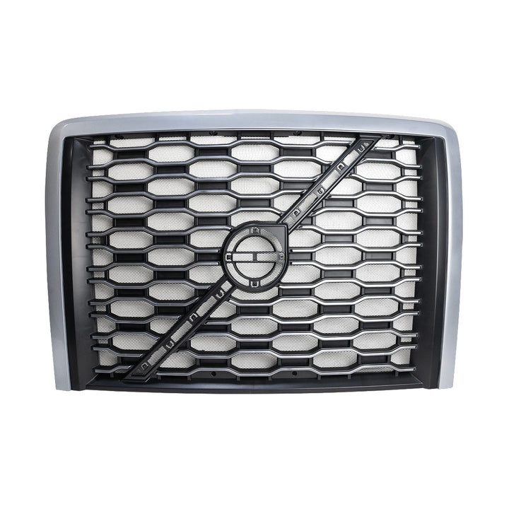 Grille With Bug Screen For 2018-2024 Volvo VNL - Silver