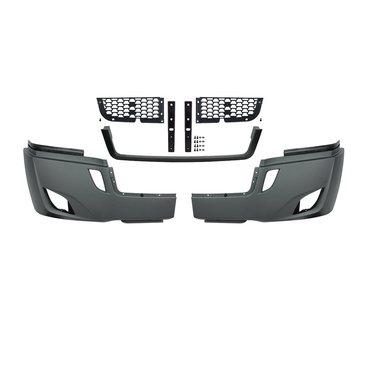 5 - Piece Bumper Kit With Fog Light Opening For 2018-2024 Freightliner Cascadia