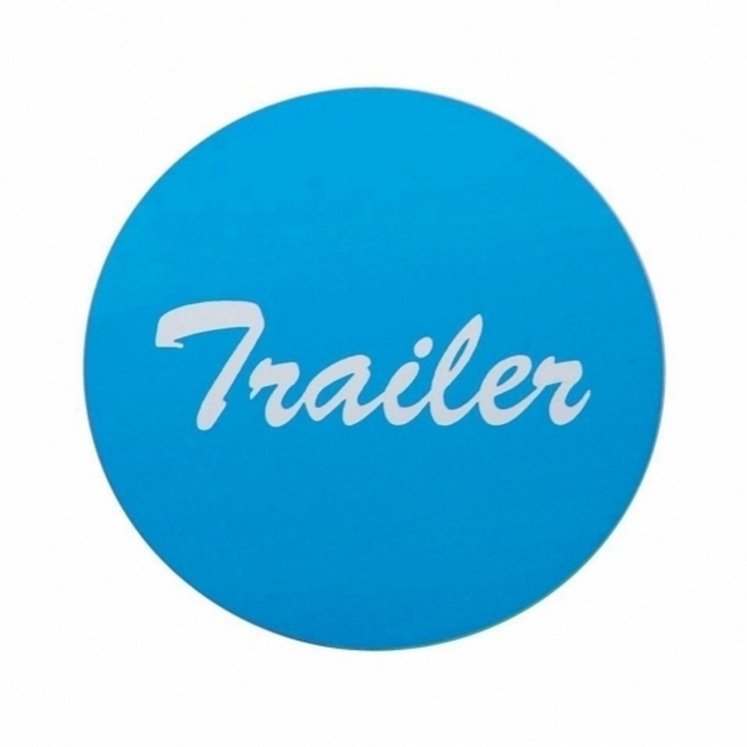 "Trailer" Aluminum Air Valve Knob Sticker Only