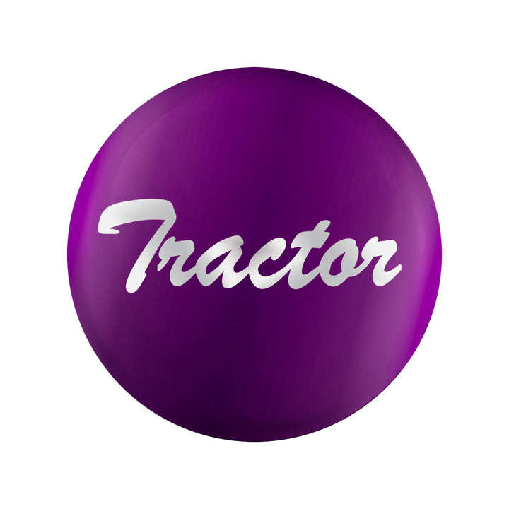 "Tractor" Glossy Air Valve Knob Candy Color Sticker - Candy Purple