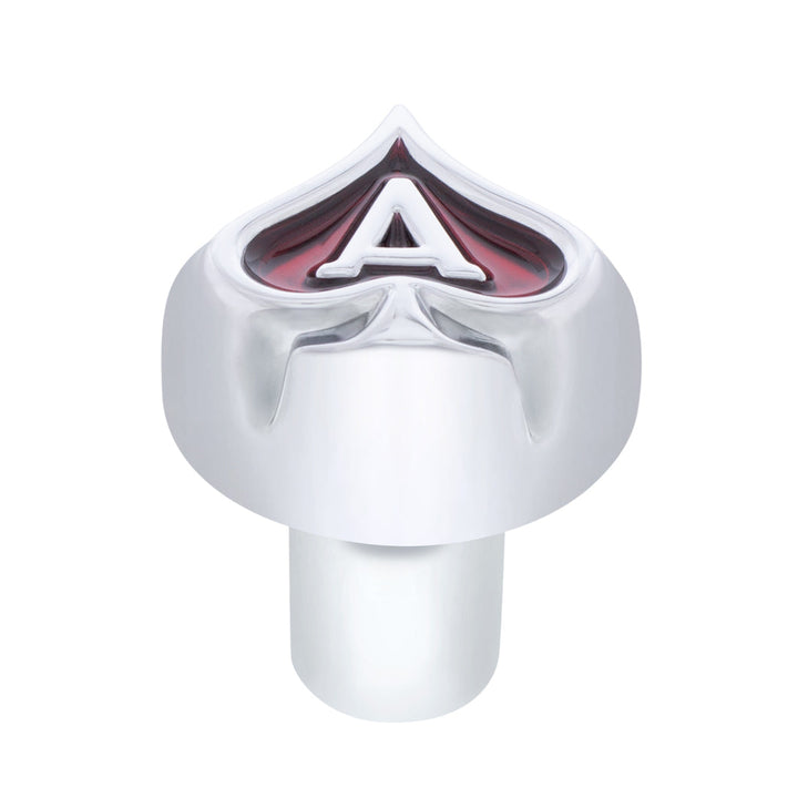1/2" - 13 Thread-On Ace of Spades Shift Knob - Chrome
