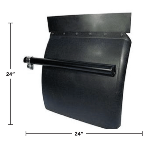 24" HEAVY DUTY POLY QUARTER FENDERS