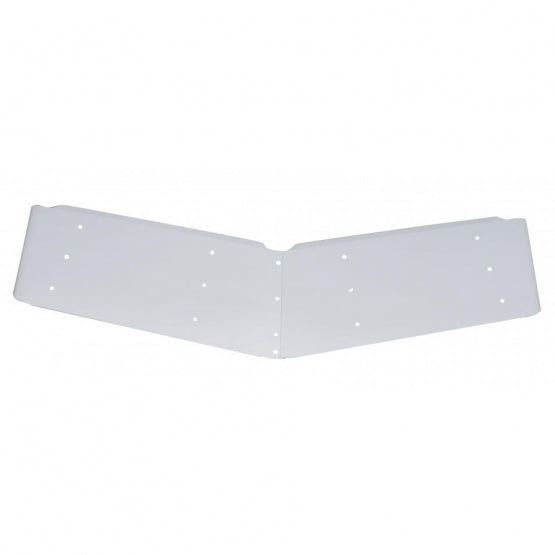 14" Stainless Ultra Cab Drop Sunvisor For 1997-2001 Peterbilt 379