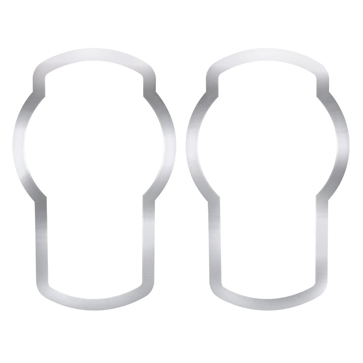 Stainless 2007+ Kenworth T660/T370 Hood Logo Trims (2-Pack)