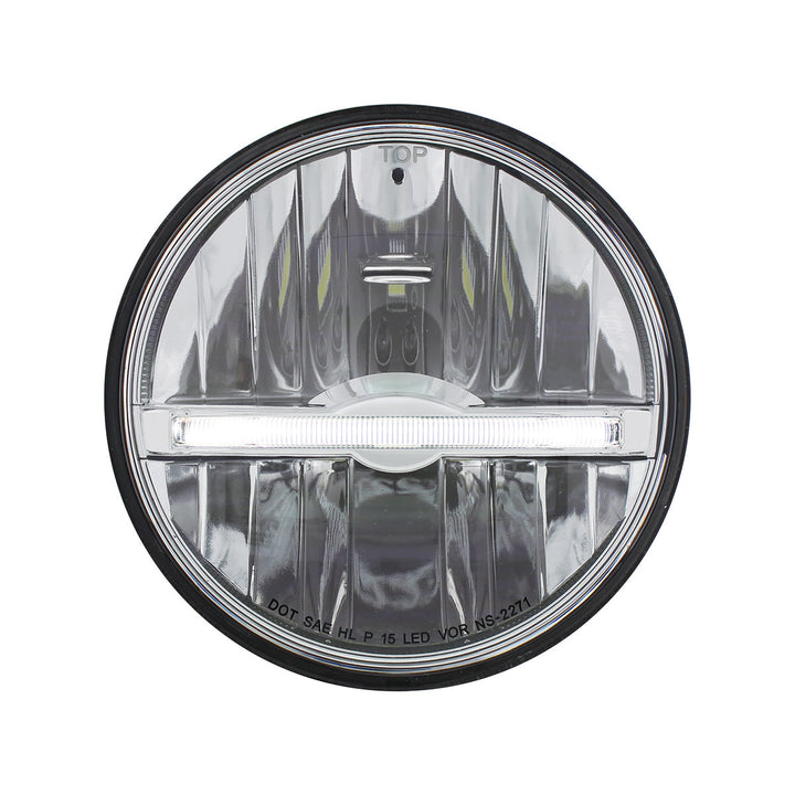ULTRALIT - 9 LED 5-3/4" LED Headlight With White LED Position Light Bar