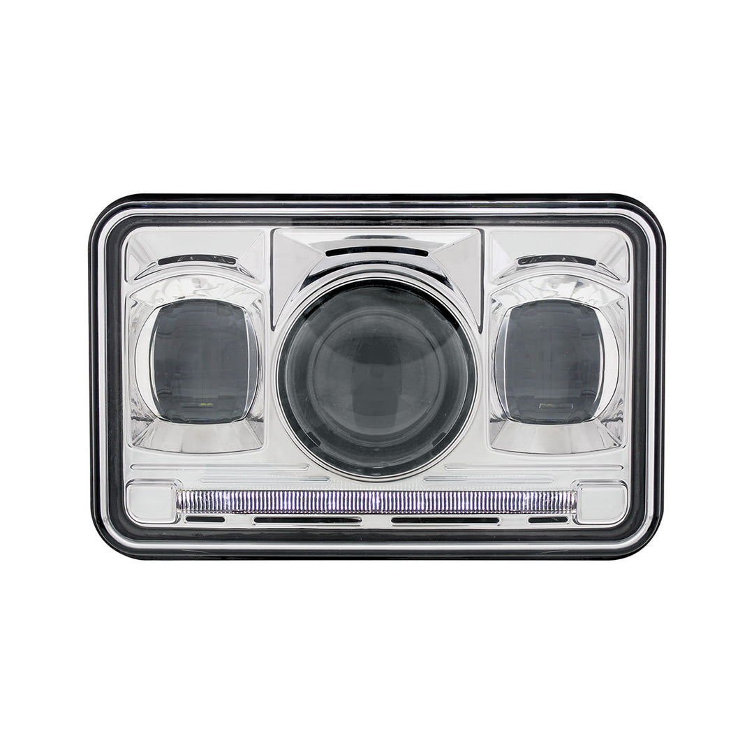 ULTRALIT - 11 High Power LED 4" x 6" Projection Headlight - Low Beam