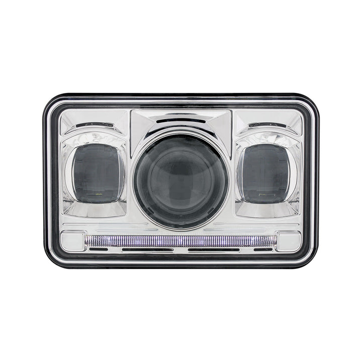 ULTRALIT - 11 High Power LED 4" x 6" Projection Headlight - Low Beam