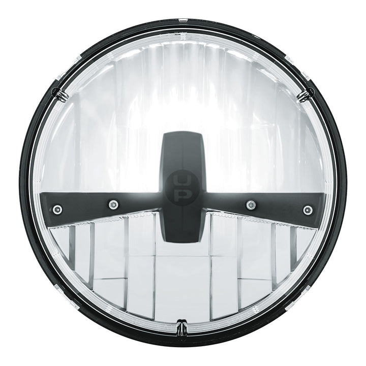 ULTRALIT - 5 High Power LED 7" Dual Function Headlight - Black