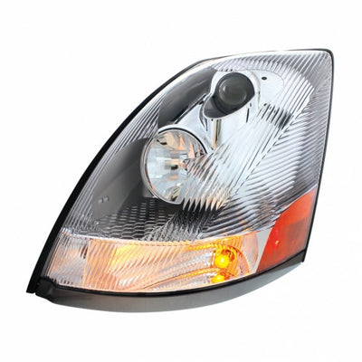 Chrome Headlight For 2003-2017 Volvo VN/VNL - Driver