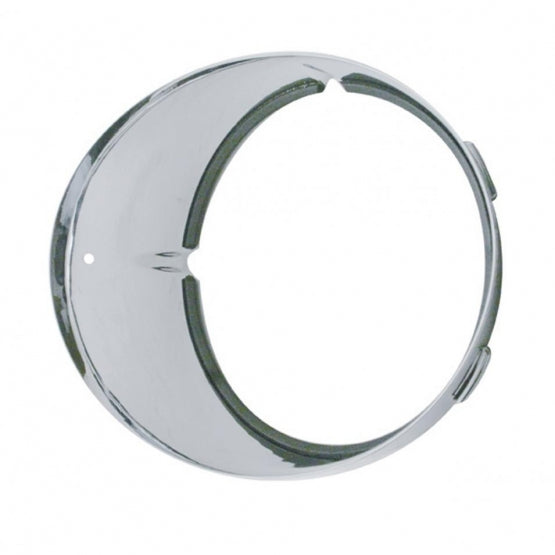 Chrome Inner Headlight Bezel For 1996-2010 Freightliner Century - Driver