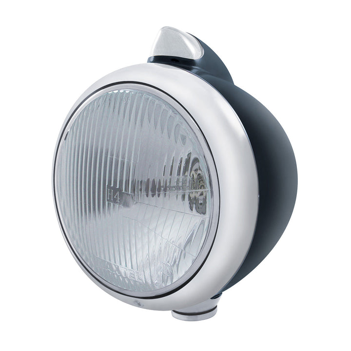 Black Guide 682-C Headlight H4 &amp; Original Style LED Signal - Clear Lens