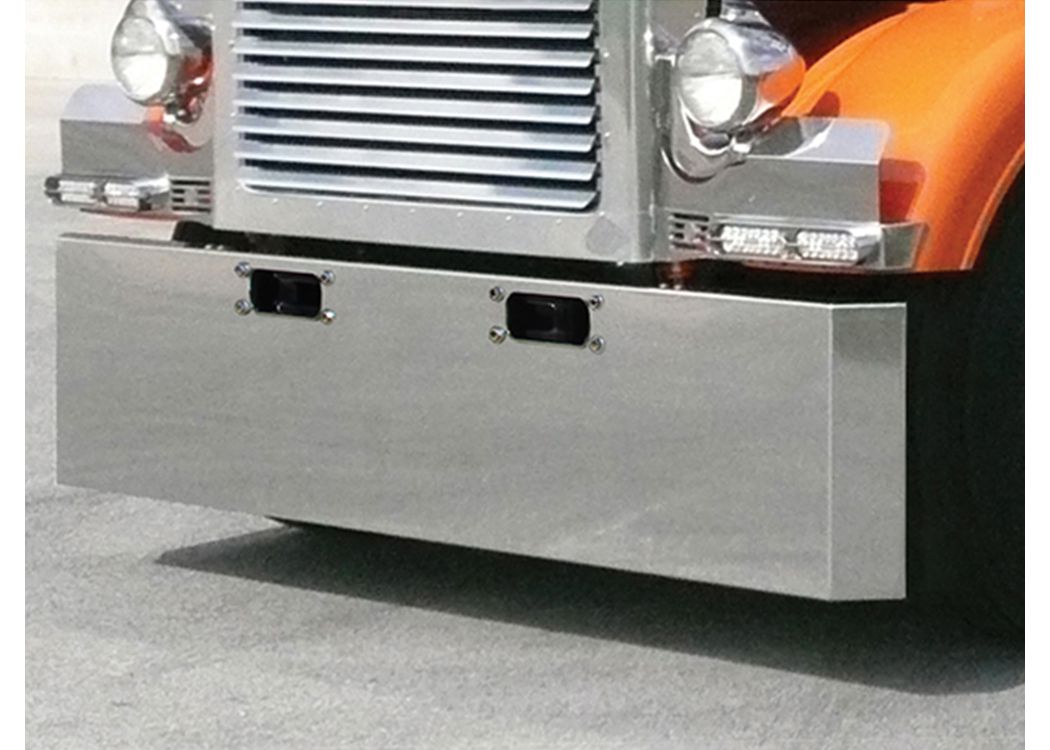 Stainless Steel Premium Bumper w/ Tow Hole - Peterbilt 359 (1973-1987)