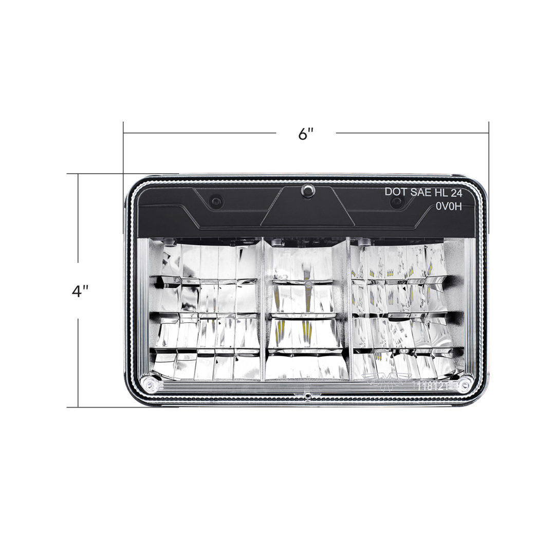 ULTRALIT-8 High Power LED 4" X 6" Headlight