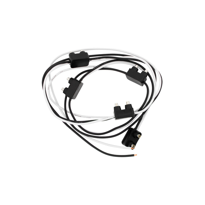 2 Prong Plug Wiring Harness With 5 Plugs &amp; 7" Lead (Bulk)