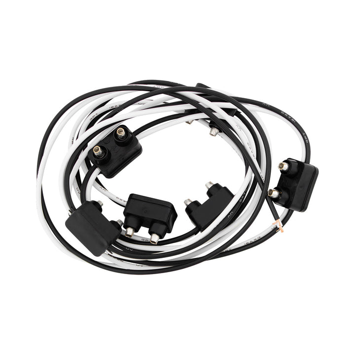 2 Prong Plug Wiring Harness With 6 Plugs &amp; 7" Lead (Bulk)