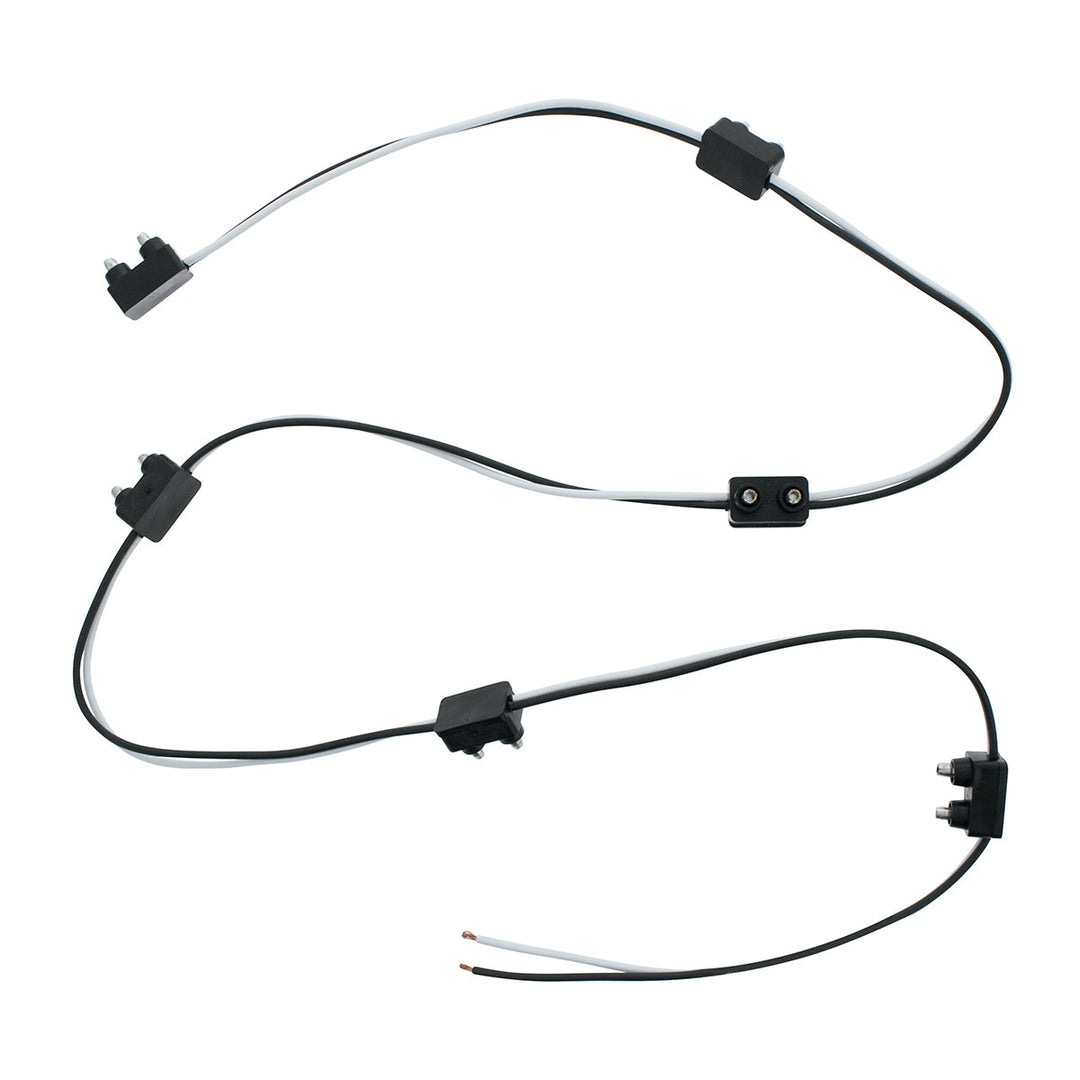 2 - Prong Plug Wiring Harness With 6" Lead Between Plugs - 6 Plugs
