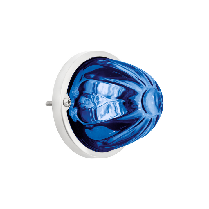 Double Fury 4 LED Dual Function Glass Watermelon Light - Red &amp; Blue LED