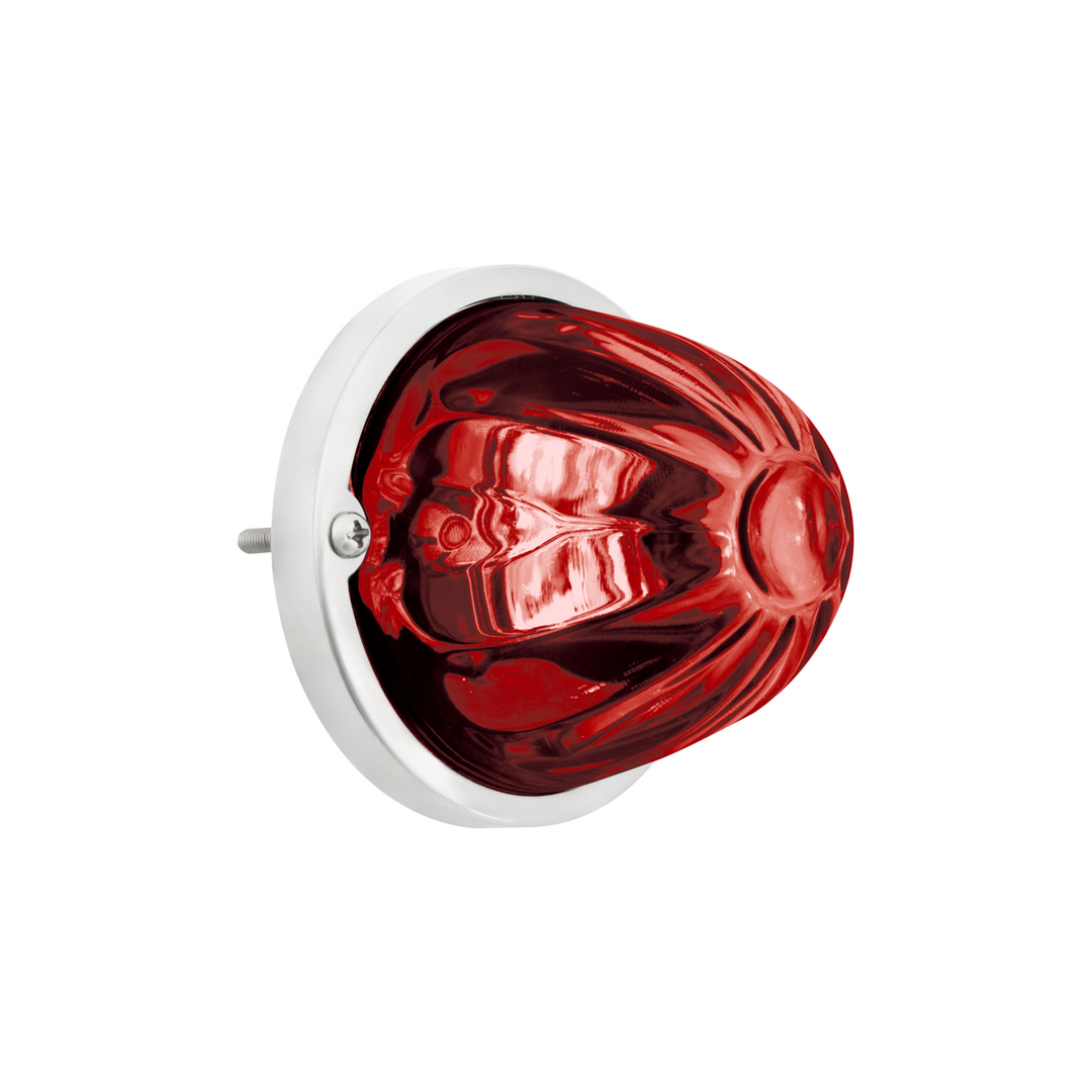Double Fury 4 LED Dual Function Glass Watermelon Light - Red &amp; Purple LED