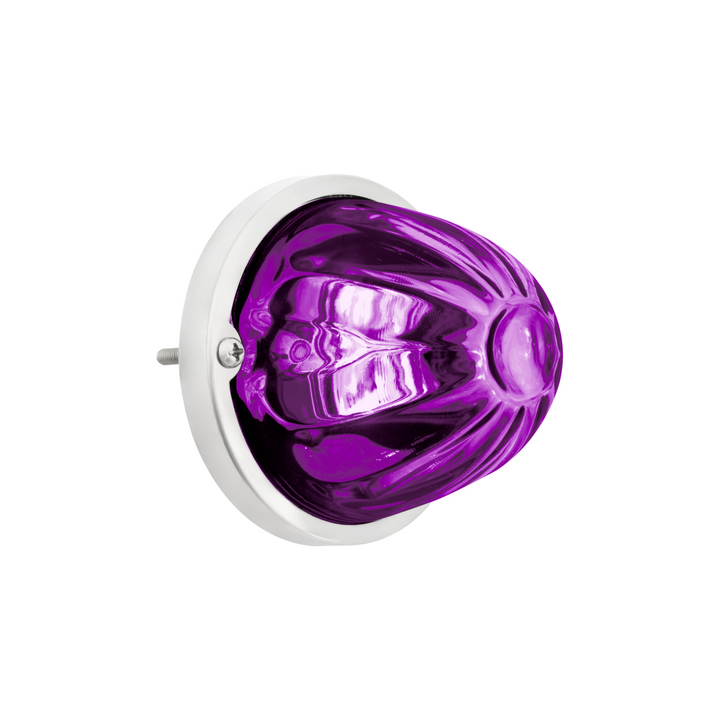 Double Fury 4 LED Dual Function Glass Watermelon Light - Red &amp; Purple LED