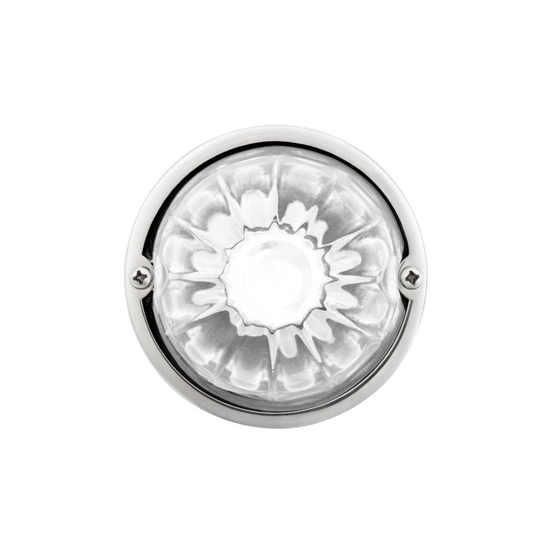 Double Fury 4 LED Dual Function Glass Watermelon Light - Red &amp; White LED
