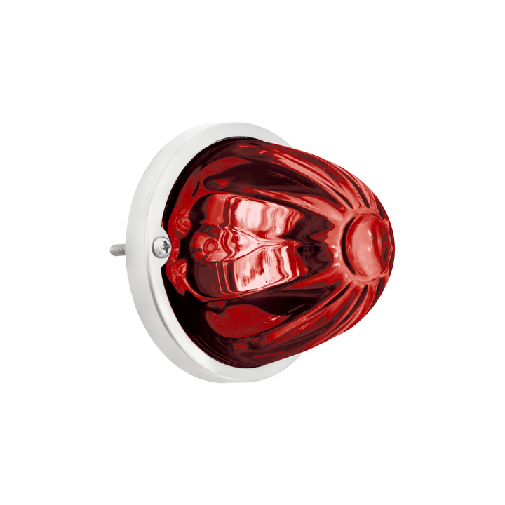 Double Fury 4 LED Dual Function Glass Watermelon Light - Red &amp; White LED