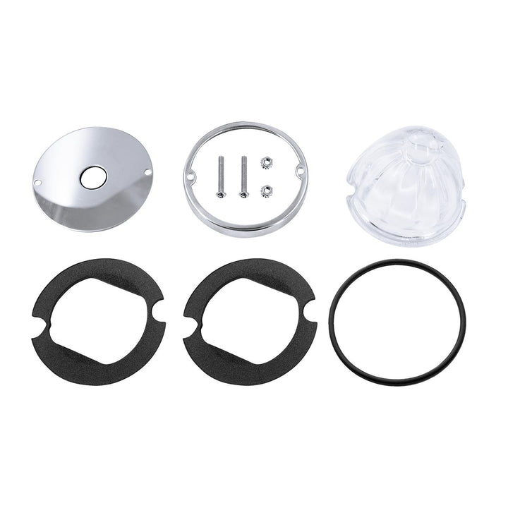 Glass Watermelon Light Kit For 3/4" Mini Light - Clear Lens