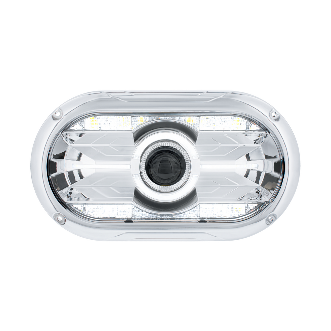 Full LED Projector One-Piece Style Headlight For Dual 5-3/4" Headlight Housing