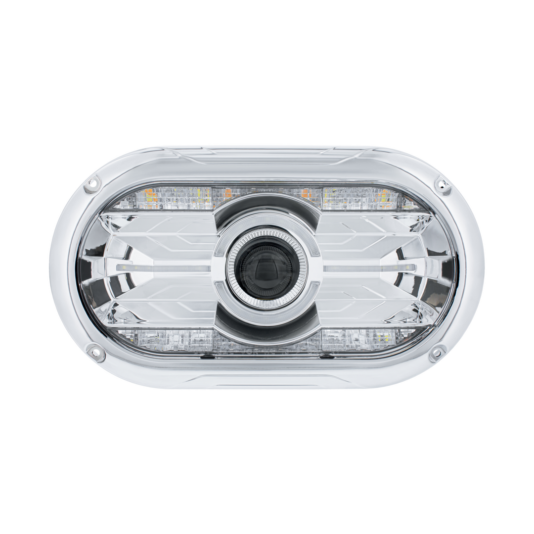 Full LED Projector One-Piece Style Headlight For Dual 5-3/4" Headlight Housing