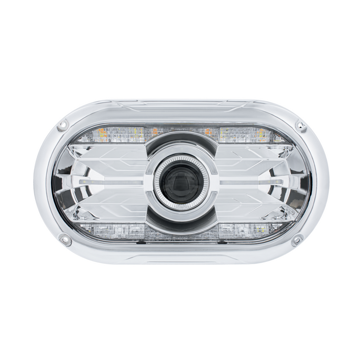 Full LED Projector One-Piece Style Headlight For Dual 5-3/4" Headlight Housing