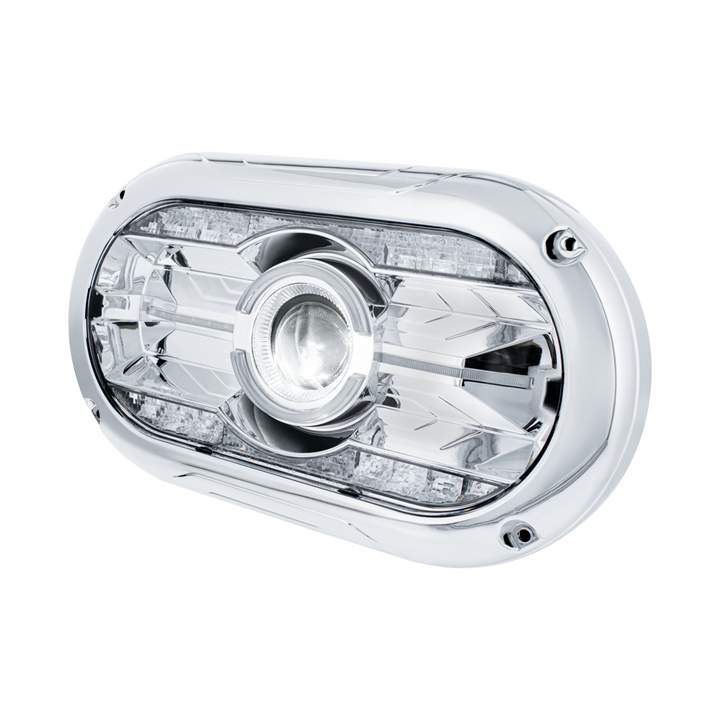 Full LED Projector One-Piece Style Headlight For Dual 5-3/4" Headlight Housing