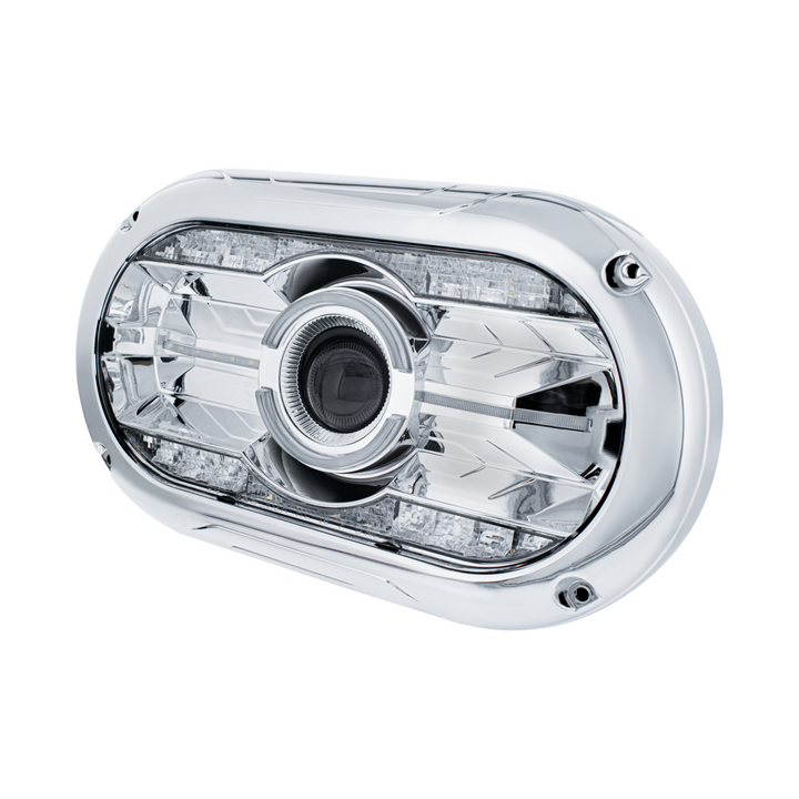 Full LED Projector One-Piece Style Headlight For Dual 5-3/4" Headlight Housing