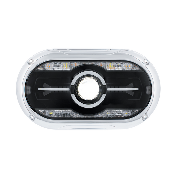 Full LED Projector One-Piece Style Headlight For Dual 5-3/4" Headlight Housing