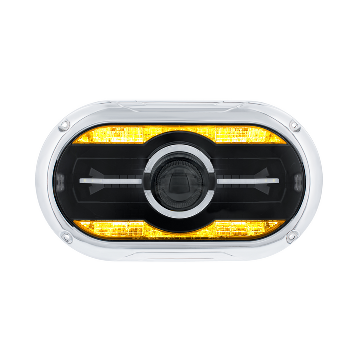 Full LED Projector One-Piece Style Headlight For Dual 5-3/4" Headlight Housing