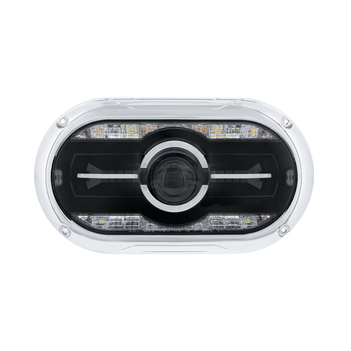 Full LED Projector One-Piece Style Headlight For Dual 5-3/4" Headlight Housing