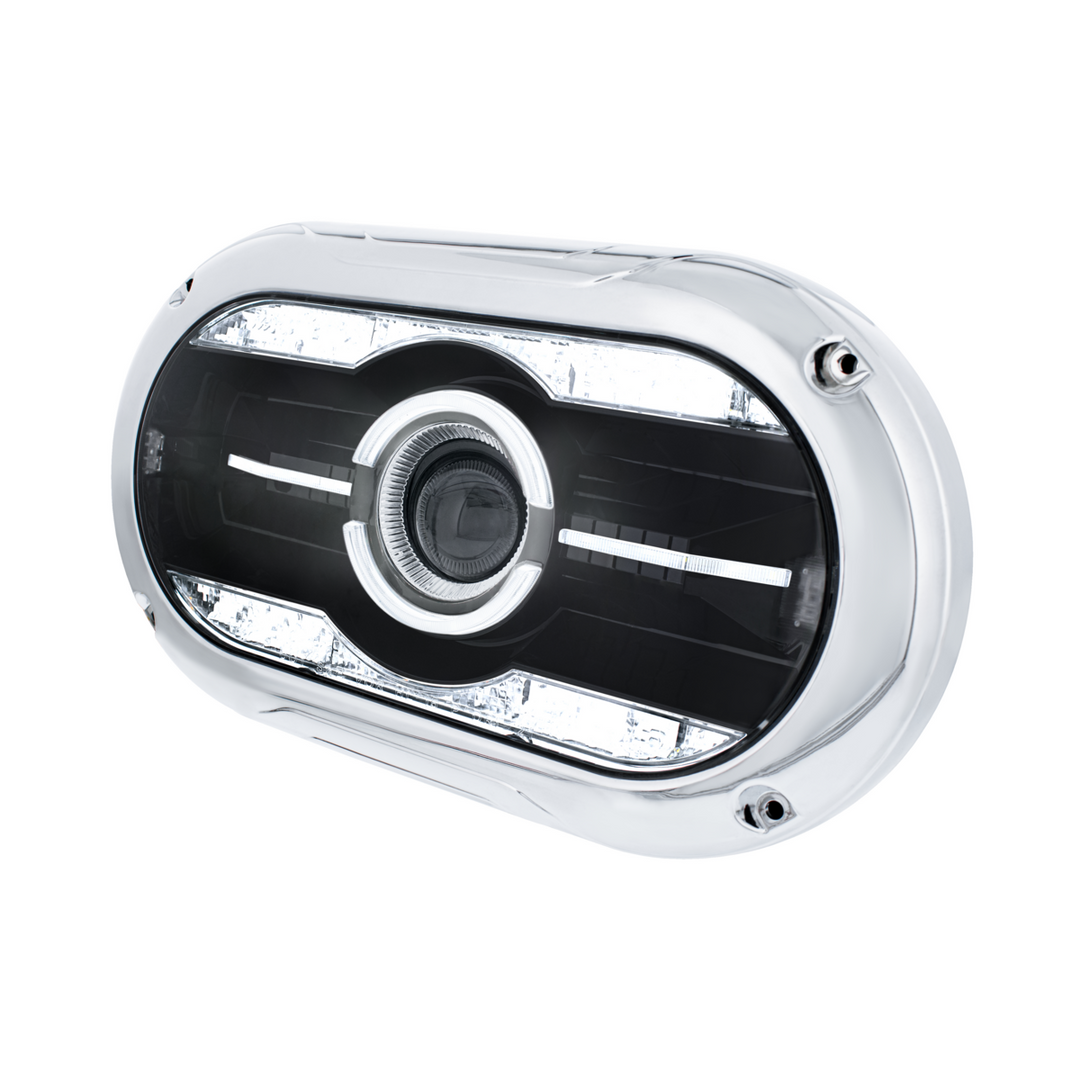 Full LED Projector One-Piece Style Headlight For Dual 5-3/4" Headlight Housing