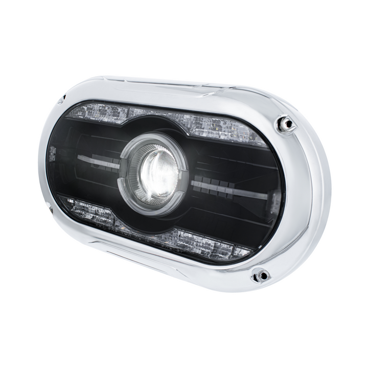 Full LED Projector One-Piece Style Headlight For Dual 5-3/4" Headlight Housing
