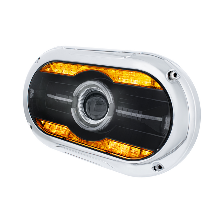 Full LED Projector One-Piece Style Headlight For Dual 5-3/4" Headlight Housing