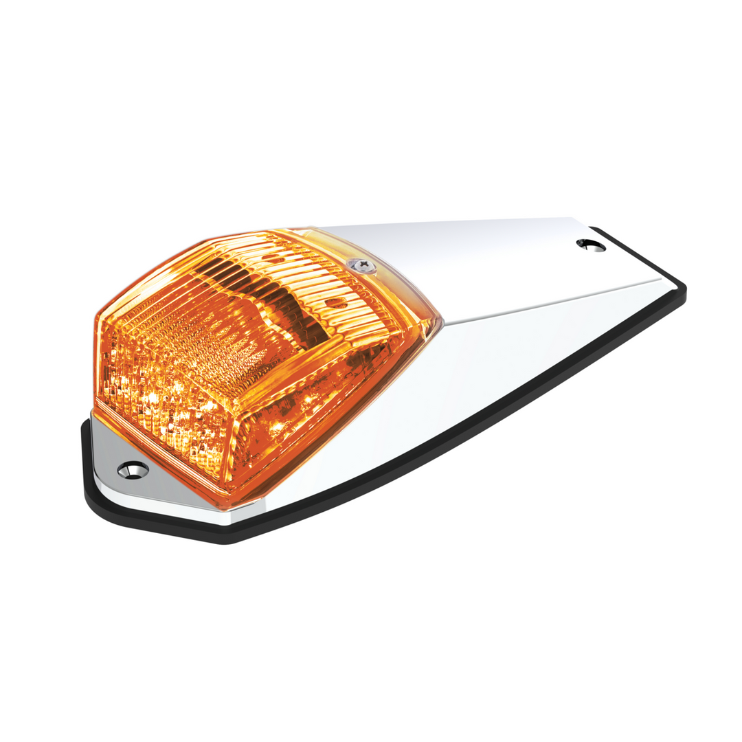 Double Fury 17 LED Light Grakon 5000 Style Square Cab Light - Amber &amp; Blue LED