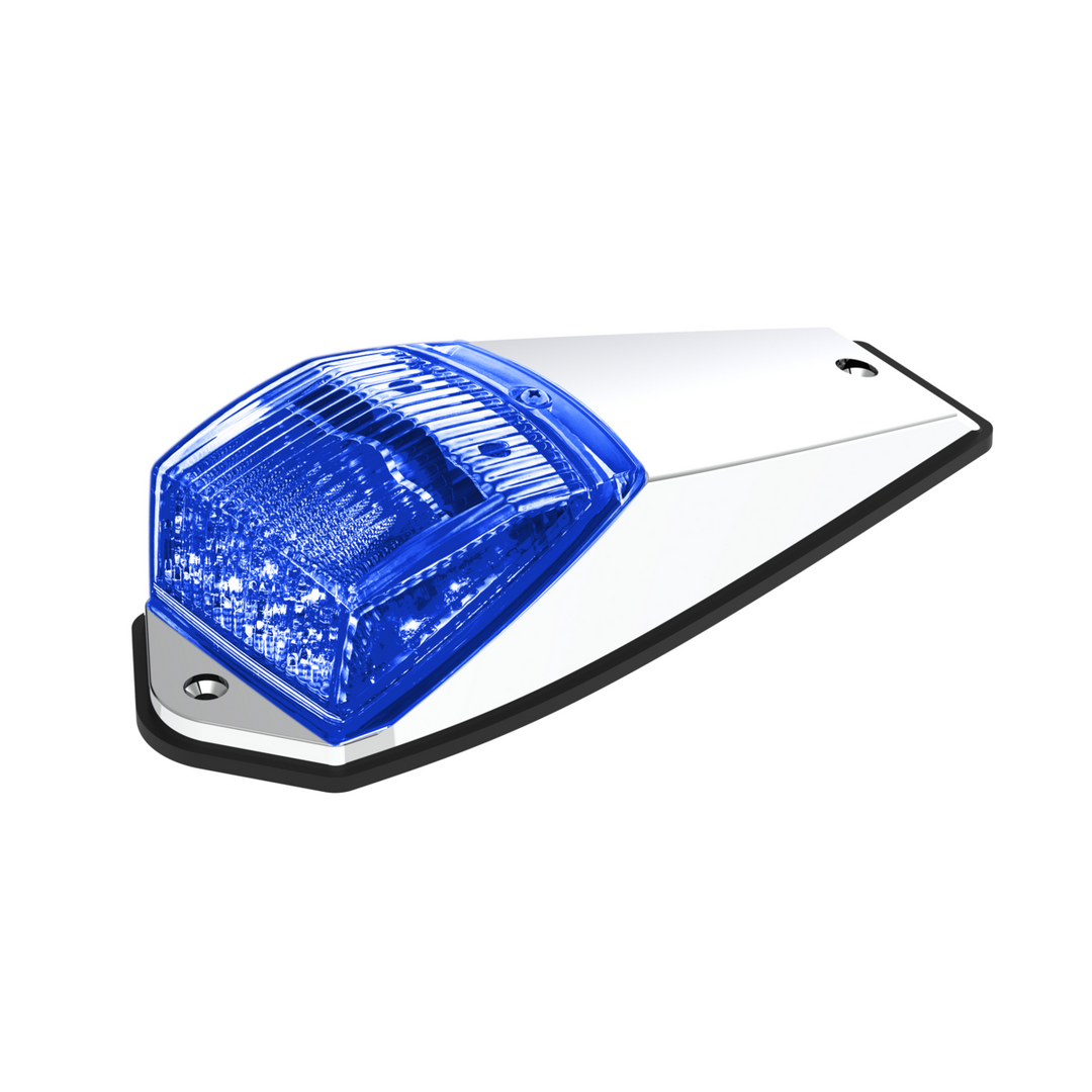 Double Fury 17 LED Light Grakon 5000 Style Square Cab Light - Amber &amp; Blue LED