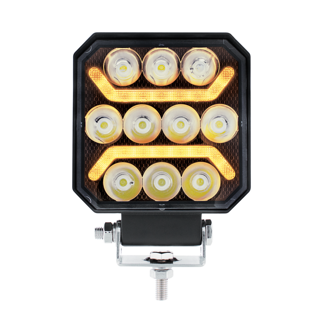 10 LED High Power LED Work Light With "U" Light Guide