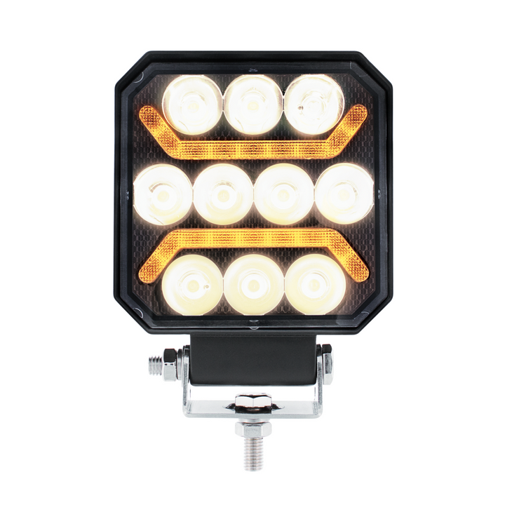 10 LED High Power LED Work Light With "U" Light Guide
