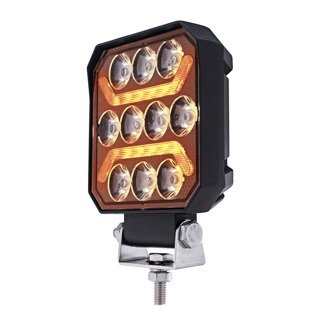 10 LED High Power LED Work Light With "U" Light Guide