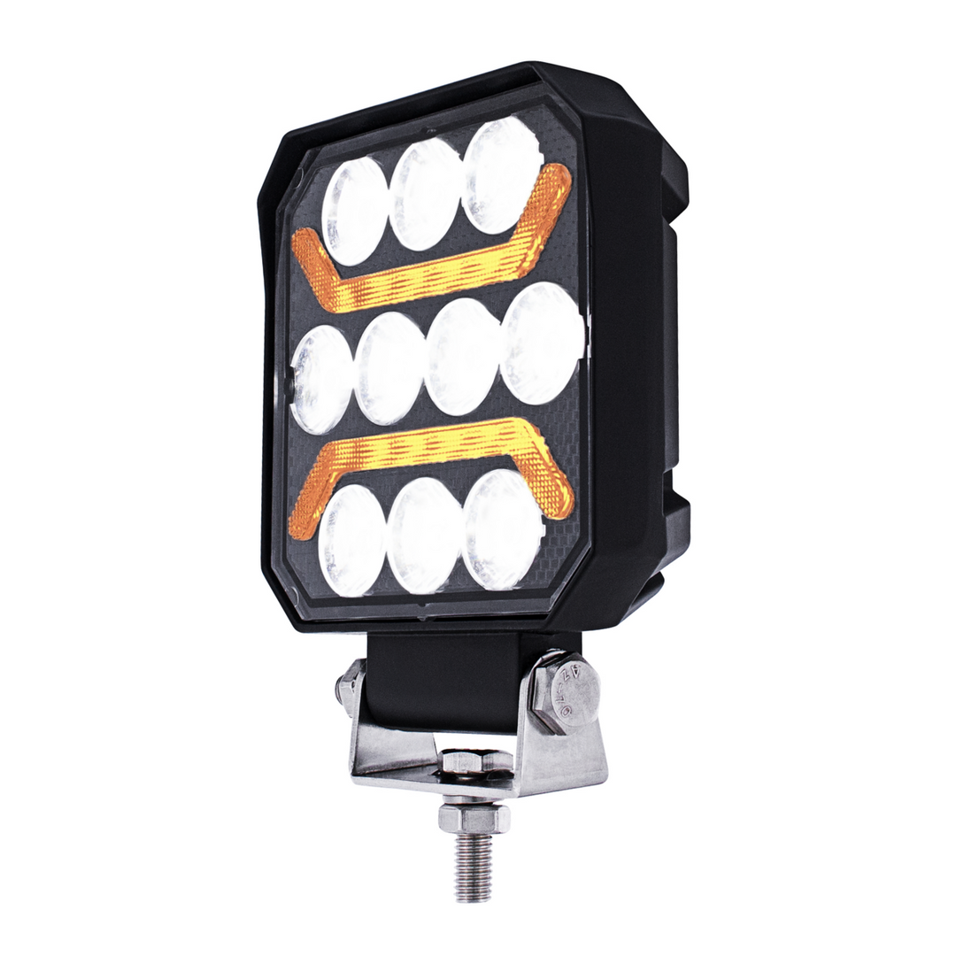 10 LED High Power LED Work Light With "U" Light Guide