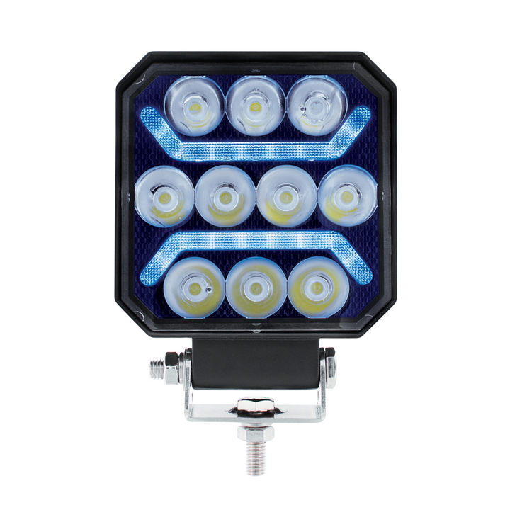 10 LED High Power LED Work Light With "U" Light Guide